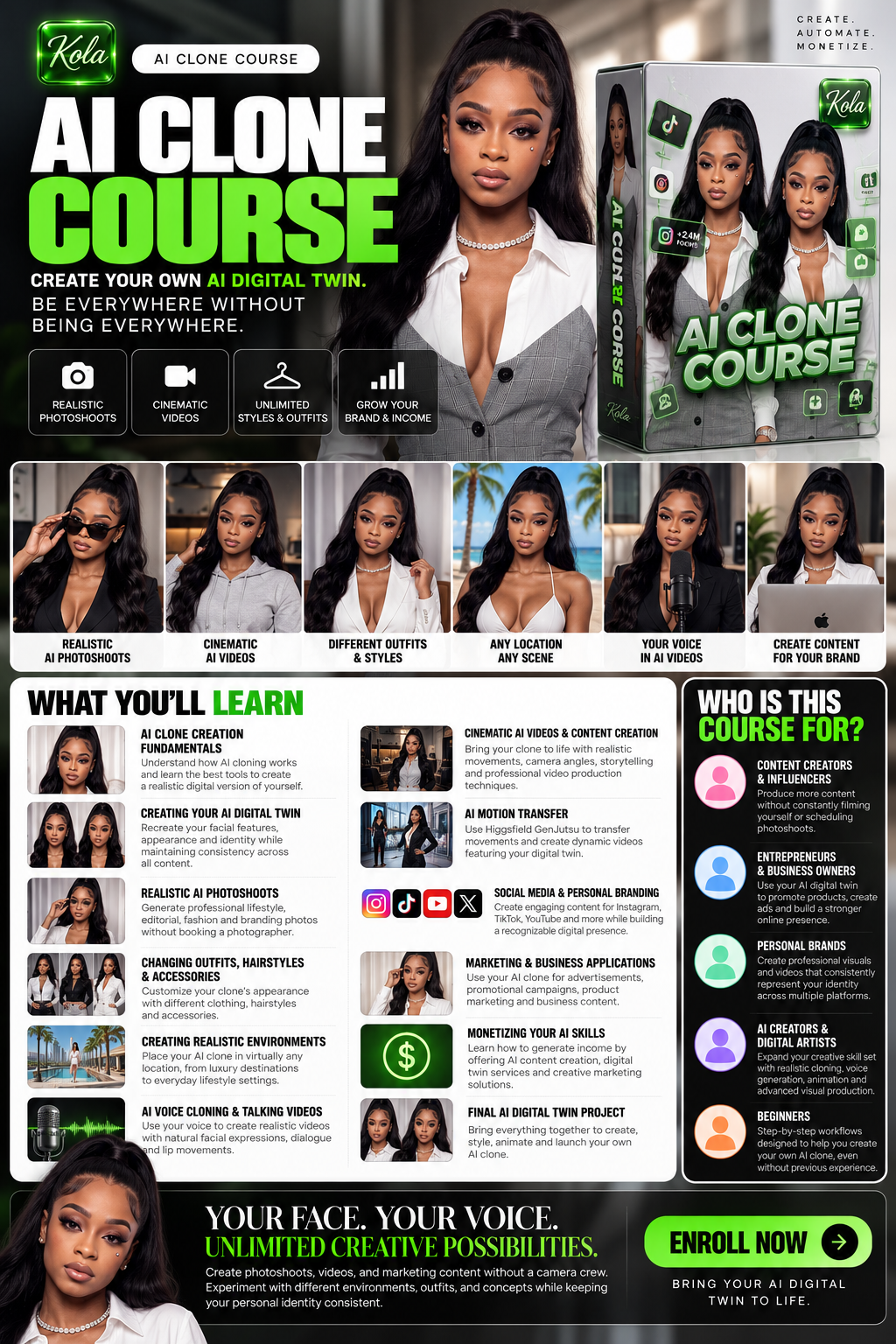 THE AI CLONE MASTERCLASS COURSE