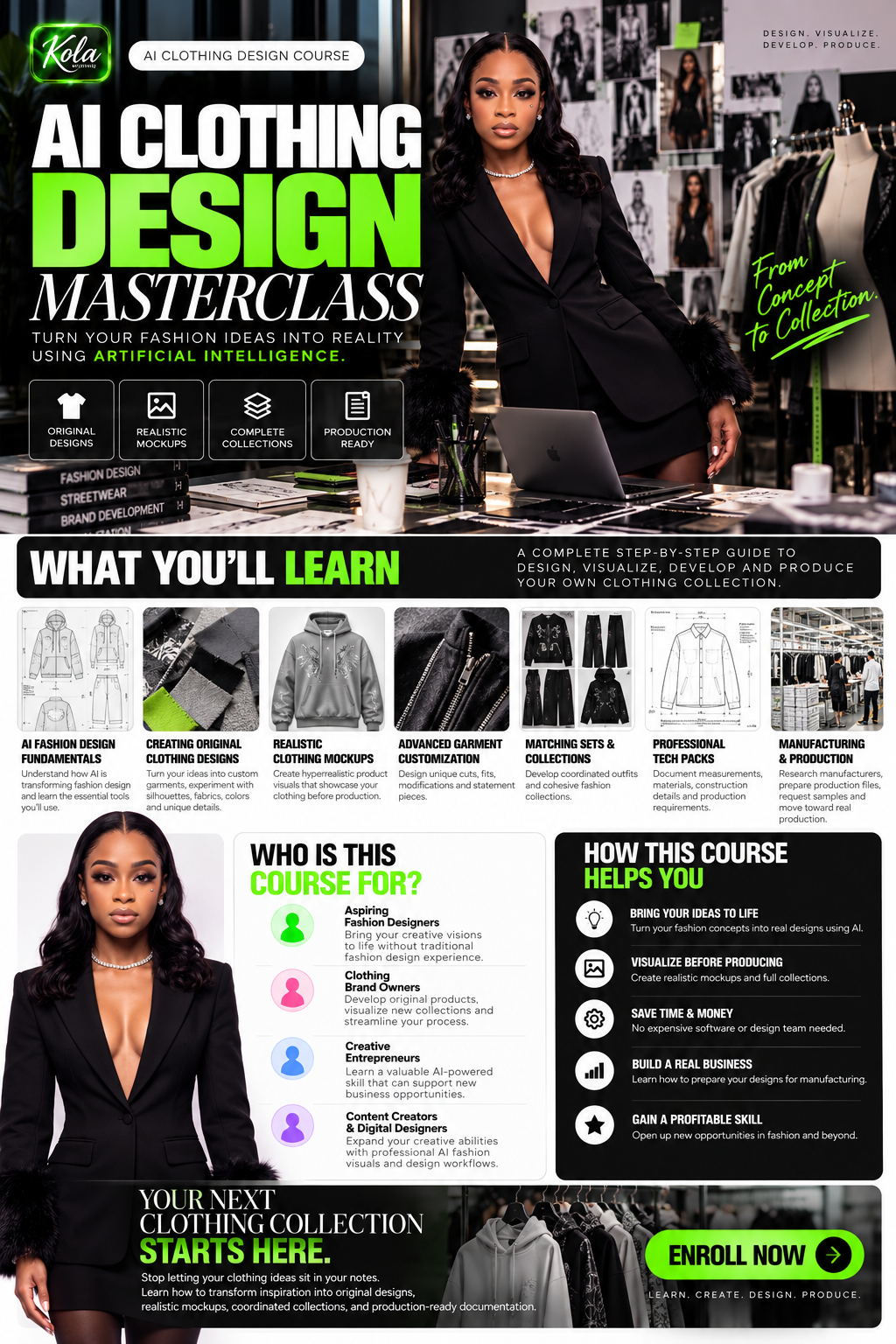 AI CLOTHING DESIGN MASTERCLASS COURSE